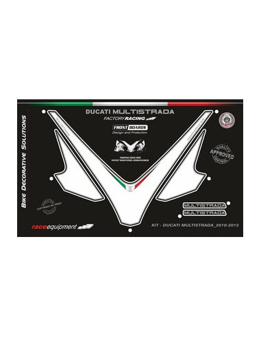Kit graphique de protection frontale   MULTISTRADA 2010-2012