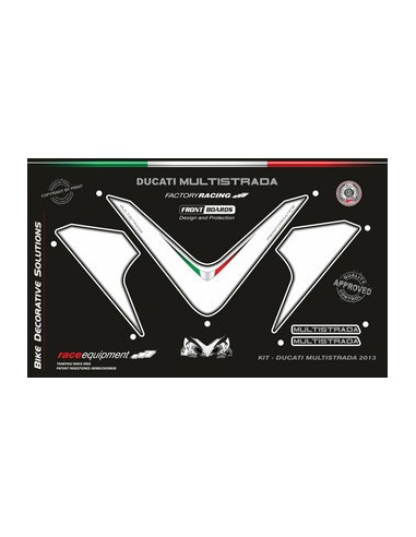 Kit graphique de protection frontale   MULTISTRADA 2013-2014