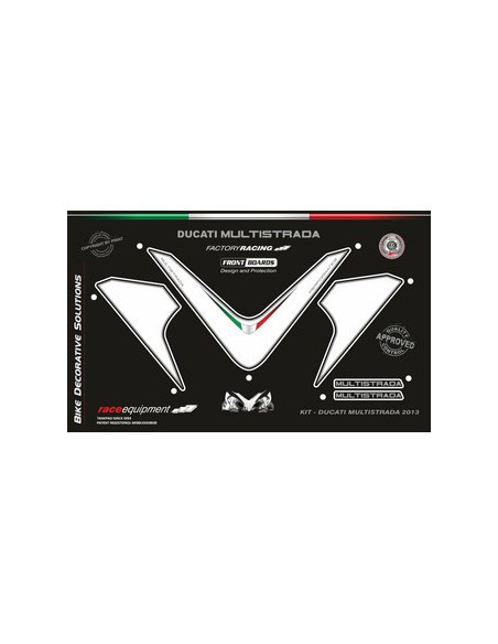 Kit graphique de protection frontale   MULTISTRADA 2013-2014