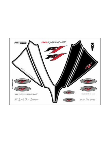 Kit graphique de protection frontale   YZF FACTORY RACING