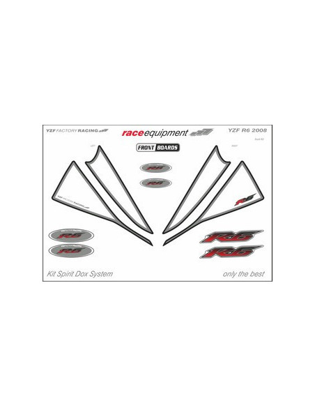 Kit graphique de protection frontale   YZF FACTORY RACING