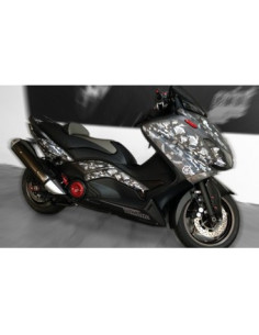 Kit Adhésif graphique pour YAMAHA T-MAX - Version Gris Camouflage