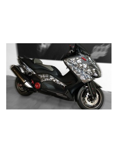 Kit Adhésif graphique pour YAMAHA T-MAX - Version Gris Camouflage