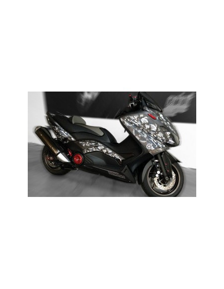Kit Adhésif graphique pour YAMAHA T-MAX - Version Gris Camouflage