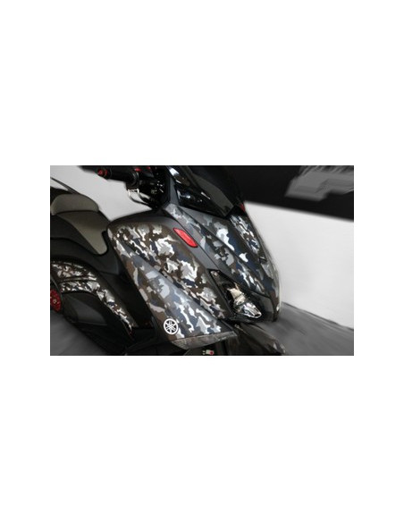 Kit Adhésif graphique pour YAMAHA T-MAX - Version Gris Camouflage