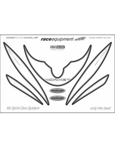 Kit graphique de protection frontale   HORNET FACTORY RACING 2