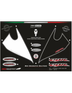 Kit graphique de protection frontale   CBR FACTORY RACING 2