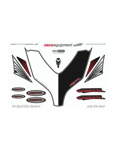 Kit graphique de protection frontale   CBR FACTORY RACING