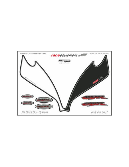 Kit graphique de protection frontale   CBR FACTORY RACING