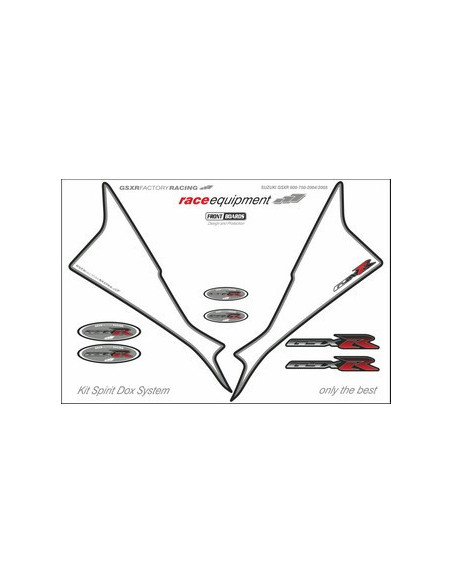 Kit graphique de protection frontale   GSXR FACTORY RACING