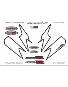 Kit graphique de protection frontale   GSXR FACTORY RACING 2