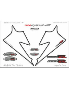 Kit graphique de protection frontale   GSXR FACTORY RACING 2