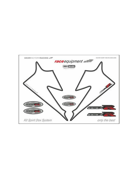 Kit graphique de protection frontale   GSXR FACTORY RACING