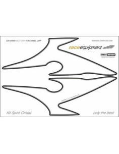 Kit graphique de protection frontale   ZX6RR FACTORY RACING 2