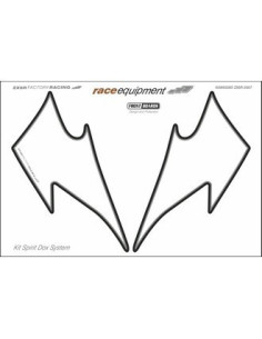 Kit graphique de protection frontale   ZX6RR FACTORY RACING 2