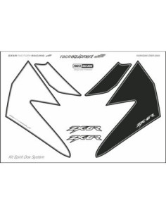 Kit graphique de protection frontale   ZX6R FACTORY RACING 2