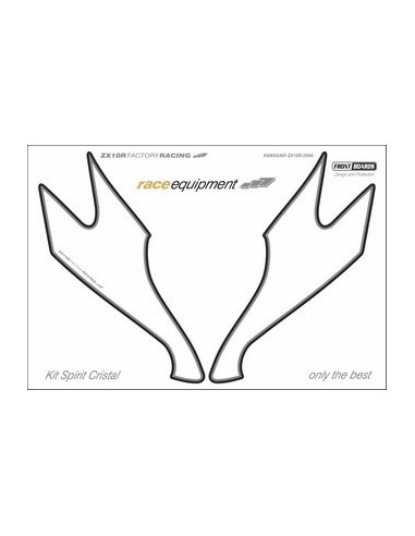 Kit graphique de protection frontale   ZX10R FACTORY RACING