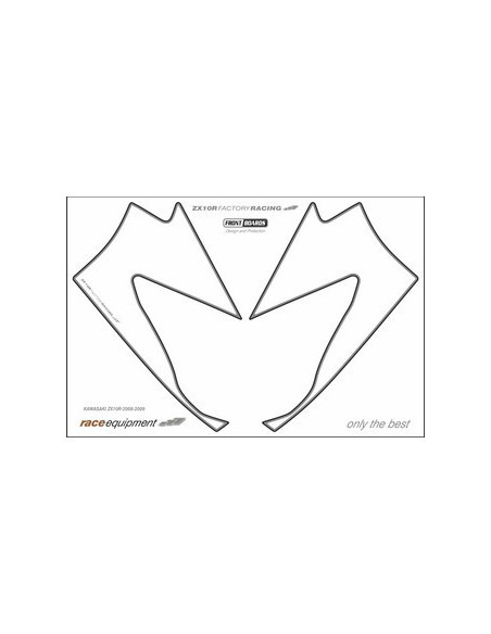 Kit graphique de protection frontale   ZX10R FACTORY RACING