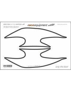 Kit graphique de protection frontale   ZZR 1400 FACTORY RACING 2