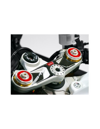 Protège T de fourche "Carbone" pour APRILLIA RSV4 2009/2015