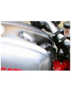 Protège T de fourche "Carbone" pour Ducati Monster (Réservoir creux)