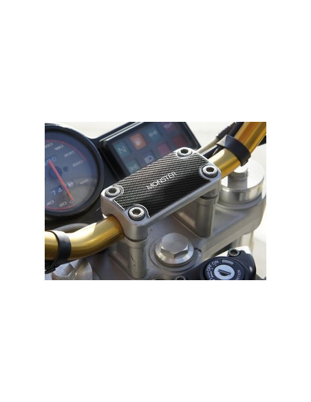 Protège T de fourche "Carbone" pour DUCATI MONSTER marqué MONSTER3