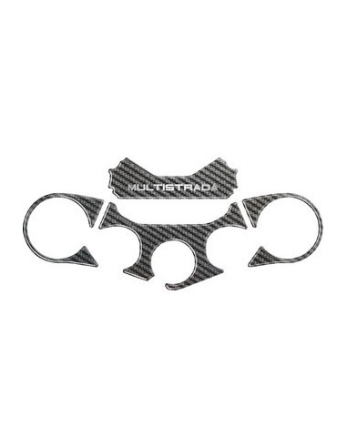 Protège T de fourche "Carbone" pour DUCATI MULTISTRADA 2011/2014