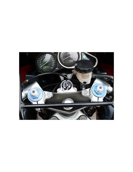 Protège T de fourche "Carbone" pour Kawasaki ZX6R jusqu'à 1999