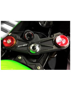 Protège T de fourche "Carbone" pour Kawasaki ZX6R 636 2012-2015