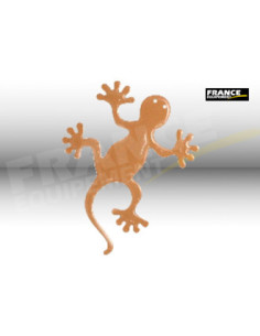 Label en 3D de forme LEZARD Sable Fluorescent. 1 Pièce.