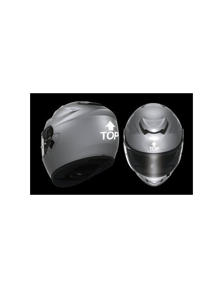 Déco moto 6 pièces "TOP" Blanc