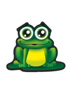 Label déco moto "GRENOUILLE". 2 pièces.