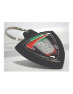 Porte-cléfs en Caoutchouc "DUCATI" Format : 50x50mm
