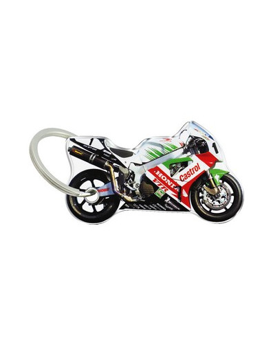 Porte-cléfs en Résine "HONDA VTR SP1 SUPERBIKE" Format : 40x40mm