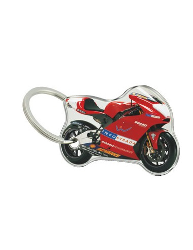 Porte-cléfs en Résine "DUCATI GP" Format : 40x40mm