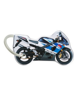 Porte-cléfs en Résine "SUZUKI GSXR 1000" Format : 40x40mm