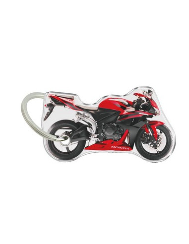 Porte-cléfs en Résine "HONDA CBR 600 2008" Format : 40x40mm