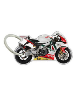 Porte-cléfs en Résine "APRILIA RSV4 MOTO GP" Format : 40x40mm