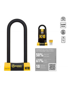 ANTIVOL AUVRAY U K10 - 85X250mm