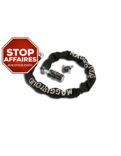 ANTIVOL MAGGI CHAINE SECTION CARREE 8MM 120cm + CADENAS M8