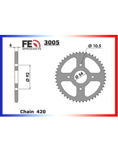 C/A YAMAHA TZR.50 '03/07  47  420 2