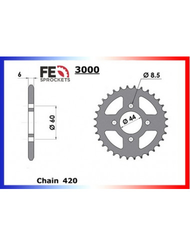 C/A CHAPPY50/82 DT50MX 30 420