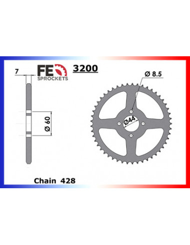 COUR AC DT80MX/S 84 41 428