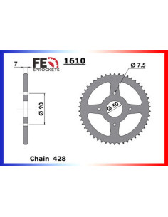 C/A XP.50.LC 50 Dents (428)