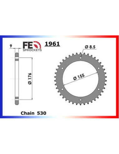 C/A TRIUMPH T595/T509'97/98 42  530