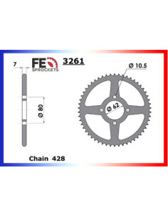 COUR AC DT125LC 83 A 87 55 428