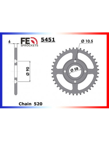 COUR AC MBX125 CM250CC 31 520