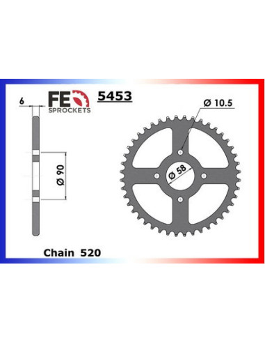 C/A HONDA CA.125.REBEL'95/00 39 520