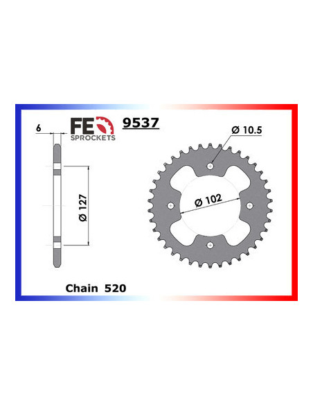 POLARIS 500.PREDATOR '02/07 38 520