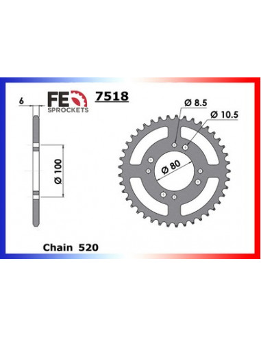 COUR AC GSX250 46 520